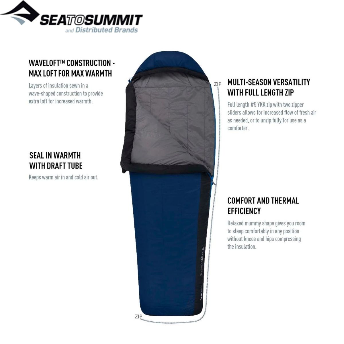 SEA TO SUMMIT TRAILHEAD II SLEEPING BAG SEA TO SUMMIT TRAILHEAD II SLEEPING BAG Thumbnail
