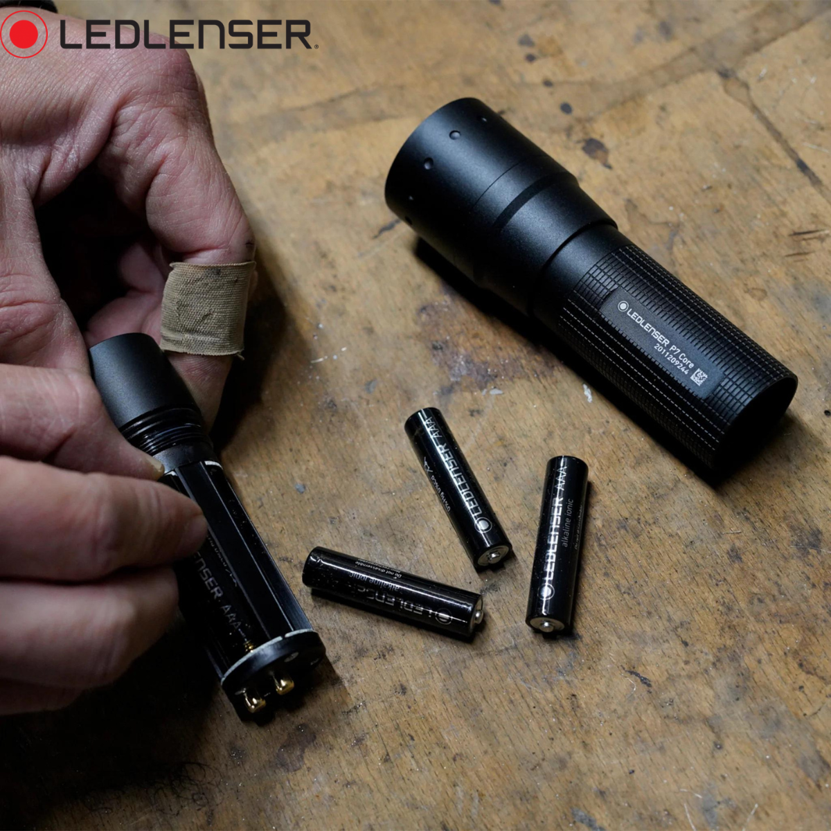 LED LENSER P7 CORE BATTERY OPERATED TORCH Compleat Angler & Camping