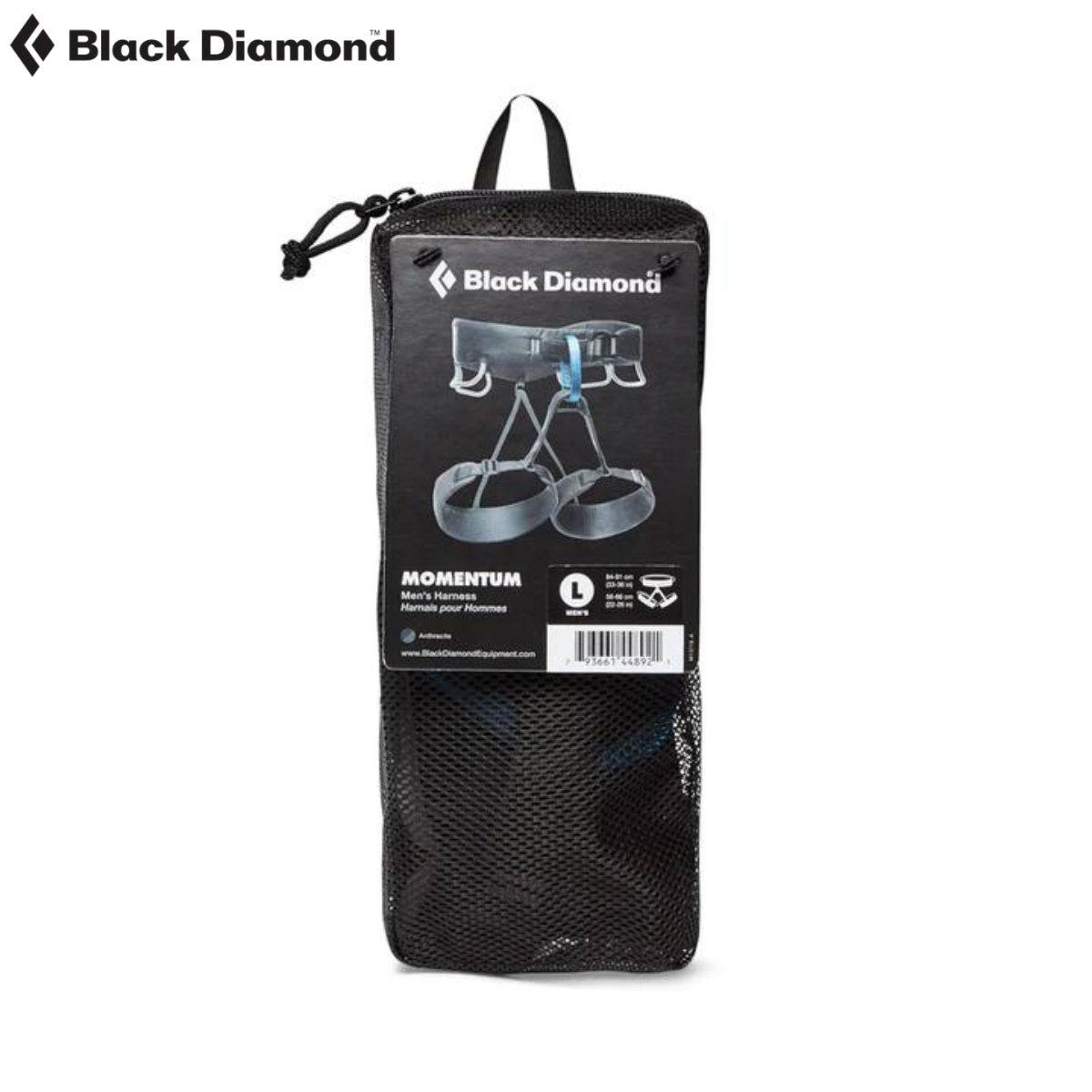 BLACK DIAMOND MOMENTUM HARNESS - MEN'S BLACK DIAMOND MOMENTUM HARNESS - MEN'S Thumbnail