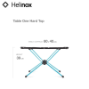 HELINOX TABLE ONE HARDTOP Thumbnail