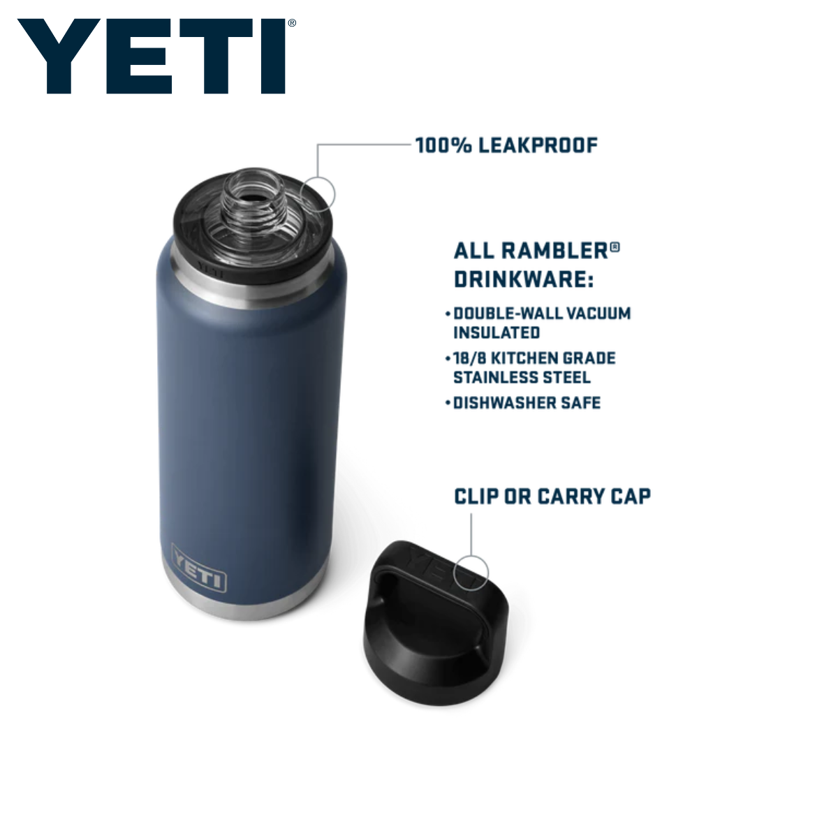 YETI 36oz BOTTLE WITH CHUG CAP YETI 36oz BOTTLE WITH CHUG CAP Thumbnail