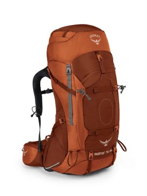 OSPREY AETHER AG 70 WITH RAINCOVER MENS HIKING PACK Thumbnail