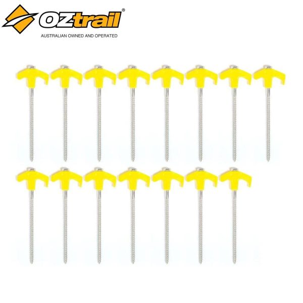 16 PIECE SCREW IN TENT PEGS Thumbnail