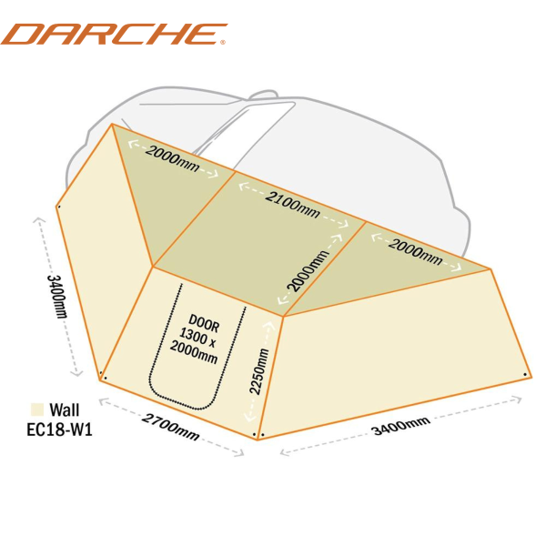 DARCHE ECLIPSE 180 GEN 2 CAR AWNING Thumbnail