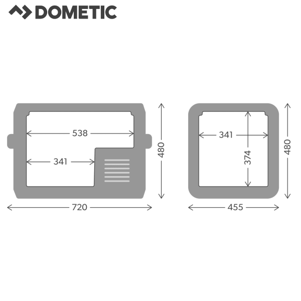 DOMETIC CFX355 FRIDGE/FREEZER COMP PORTABLE Thumbnail