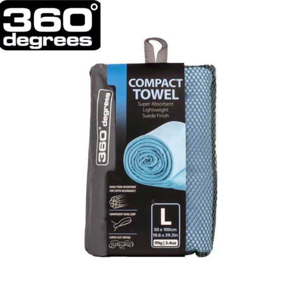 360 DEGREES COMPACT MICROFIBRE TOWEL Thumbnail