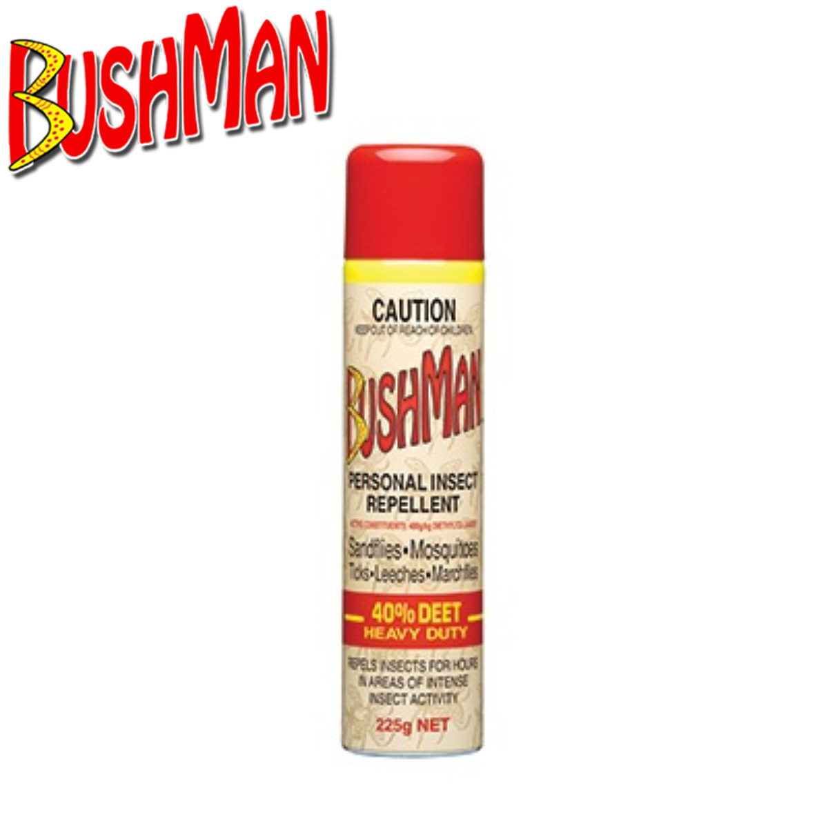 BUSHMAN AEROSOL INSECT REPELLENT 40% DEET HEAVY DUTY BUSHMAN AEROSOL INSECT REPELLENT 40% DEET HEAVY DUTY Thumbnail