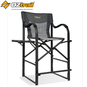 OZTRAIL DIRECTORS VANTAGE CHAIR WITH SIDE TABLE Thumbnail