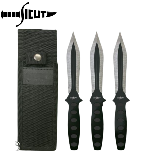 THROWING KNIVES WITH SHEATH Thumbnail