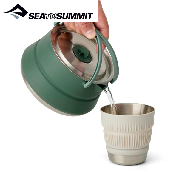 SEA TO SUMMIT DETOUR STAINLESS STEEL COLLAPSIBLE KETTLE 1.6L Thumbnail