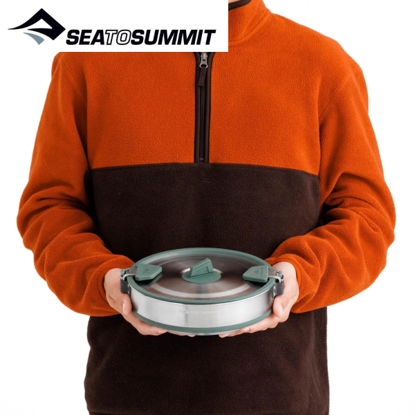 SEA TO SUMMIT DETOUR STAINLESS STEEL COLLAPSIBLE POT 3L Thumbnail