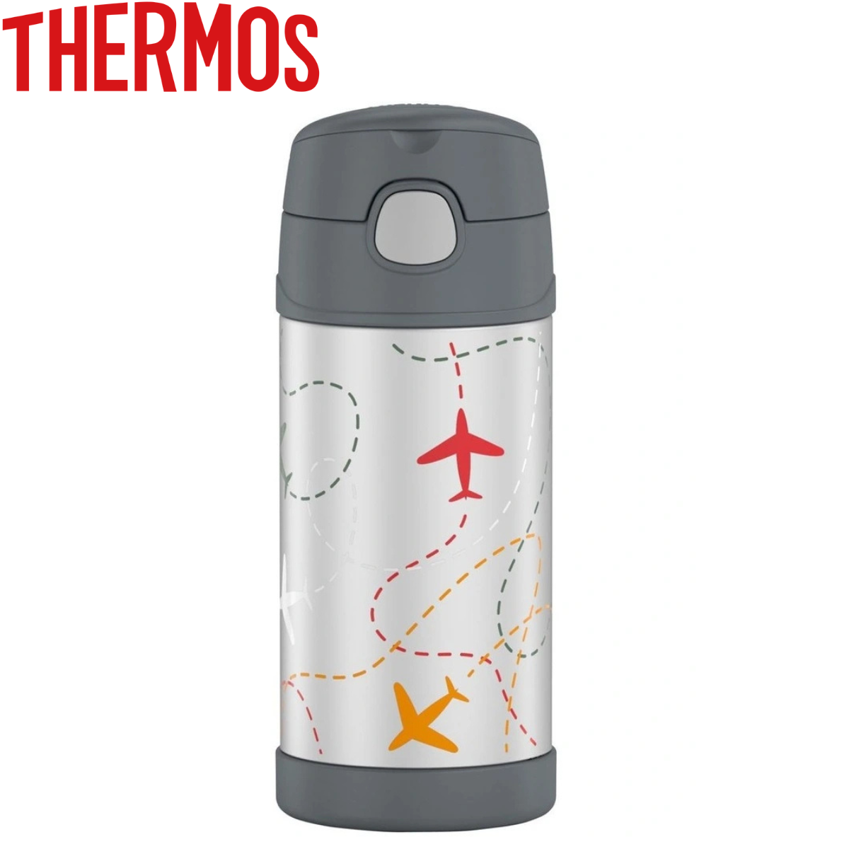 THERMOS KIDS VACUUM DRINK BOTTLE - FLIGHT PATH THERMOS KIDS VACUUM DRINK BOTTLE - FLIGHT PATH Thumbnail