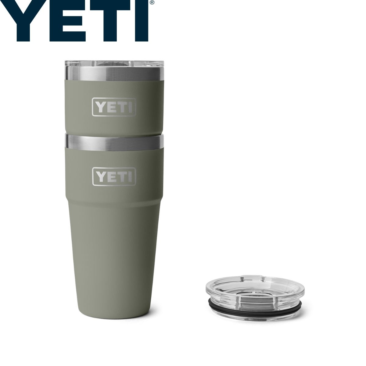 YETI 20oz STACKABLE CUP WITH MAGSLIDER LID - LIMITED EDITION PAMPA GREEN YETI 20oz STACKABLE CUP WITH MAGSLIDER LID - LIMITED EDITION PAMPA GREEN Thumbnail