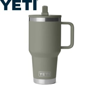 YETI 30OZ TRAVEL STRAW MUG - LIMITED EDITION PAMPA GREEN Thumbnail